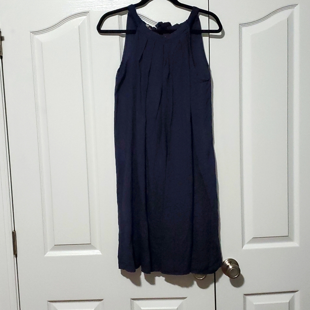 Linen summer tank dress